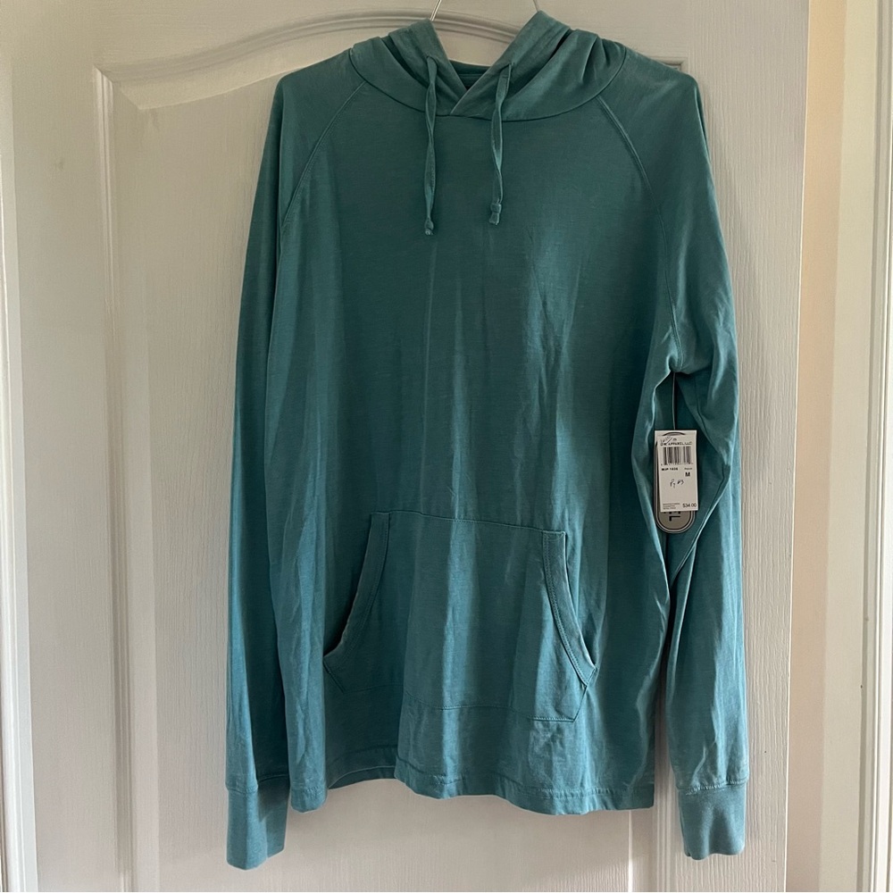 U.S. Apparel Aqua Casual Drawstring Hoodie NWT